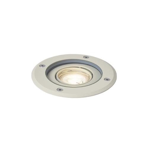 Moderní zemní bodové svítidlo béžové GU10 50mm nastavitelné IP65 - Delux