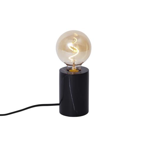 Moderní stolní lampa černý mramor - Marissa