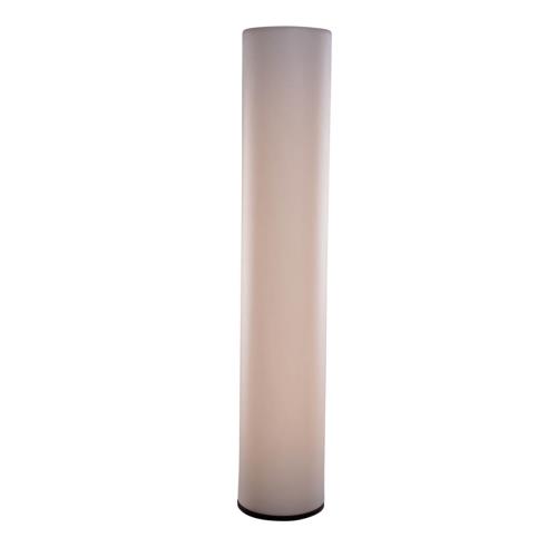 Venkovní stojací lampa bílá vč. LED IP65 dobíjecí RGBW - Fity