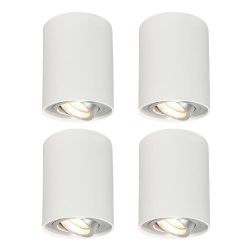 Sada 4 bodových světel bílých otočných a sklonitelných - Rondoo up