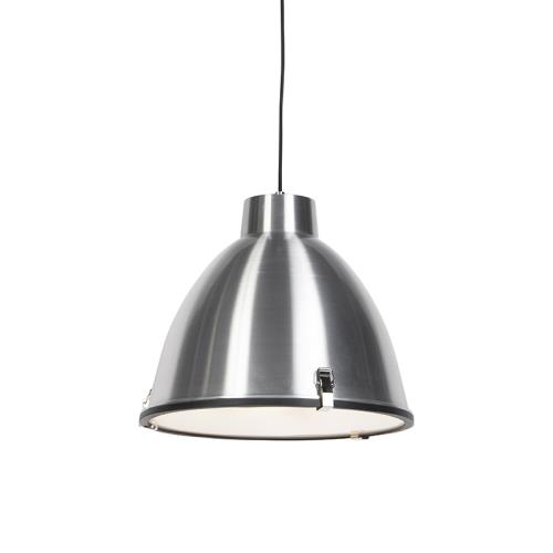 Průmyslové závěsné svítidlo hliník 38 cm stmívatelné - Anteros