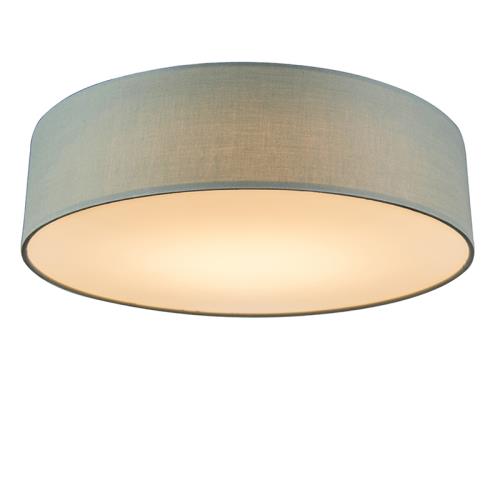 Stropní lampa zelená 40 cm vč. LED - Drum LED