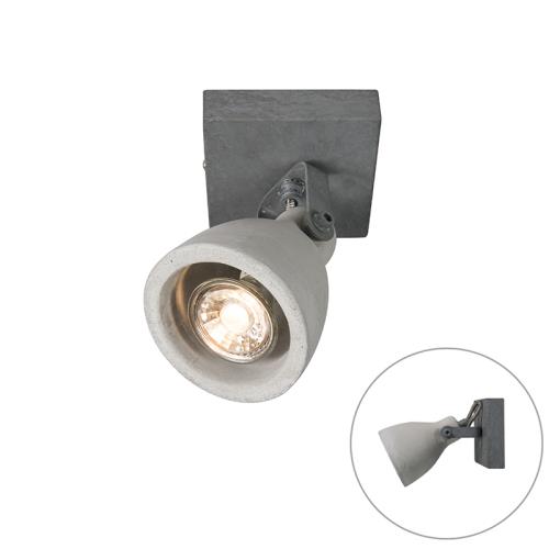 Průmyslové bodové světlo šedý beton 1-světlo - Creto