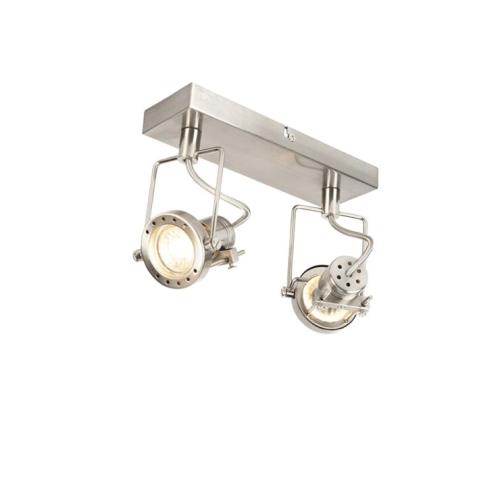 Průmyslové ocelové bodové světlo 2-světlo nastavitelné - Suplux