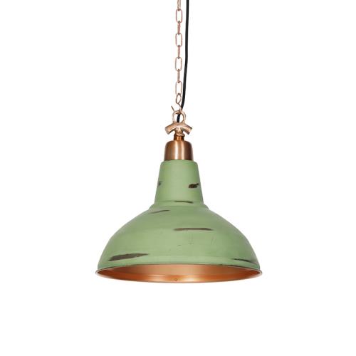 Průmyslové závěsné svítidlo starožitná měď - Goliath
