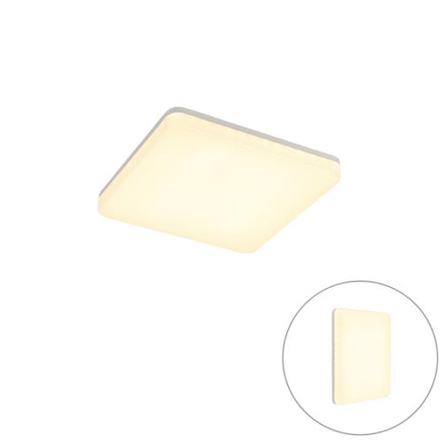 Moderní čtvercové stropní svítidlo vč. LED - Plater