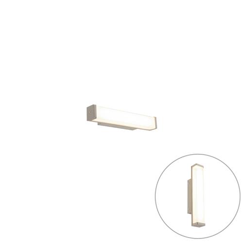 Nástěnné svítidlo do koupelny ocelové 32 cm vč. LED IP44 - Cascada