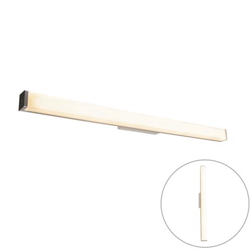 Moderní nástěnná lampa do koupelny ocel 92 cm IP44 - Cascada