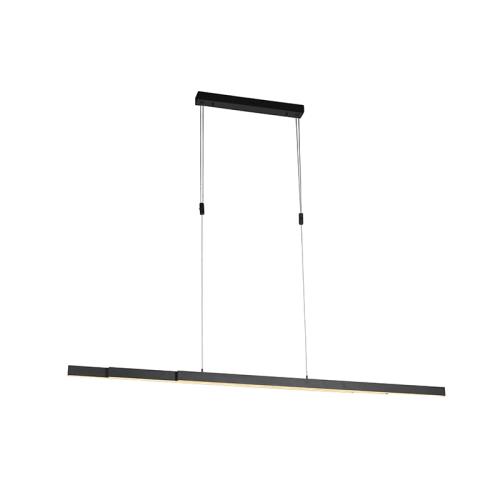 Závěsné svítidlo antracitové vč. LED a stmívače s nastavitelnou výškou - Juliet