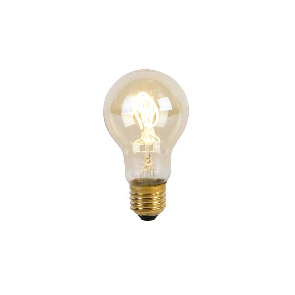 LED žárovka E27 spirálový filament A60 Goldline 2W 150lm 2200K