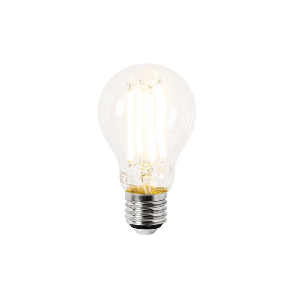 LED žárovka E27 A60 čirá 3,8W 806lm 2700K