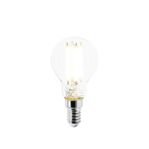 E14 LED žárovka P45 čirá 2,2W 470lm 2700K
