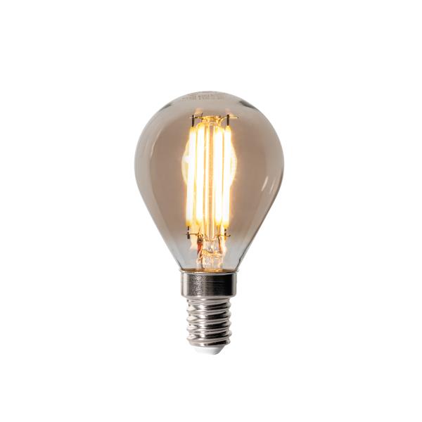 E14 stmívatelná LED žárovka P45 kouřová 5W 470 lm 2200K