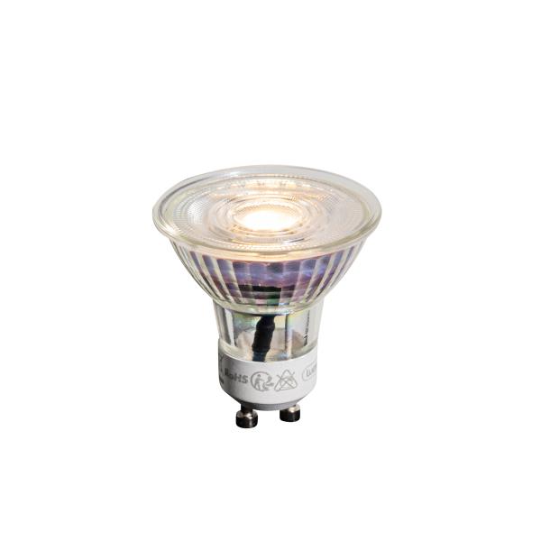 Čirá LED žárovka GU10 50mm 3,5W 330 lm 3000K