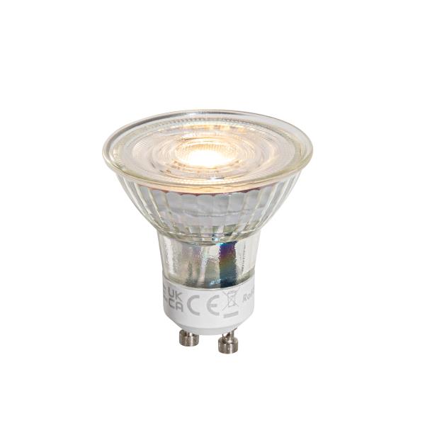 Čirá LED žárovka GU10 50mm 1W 80 lm 2200K
