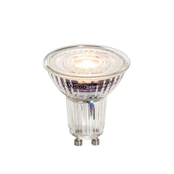 GU10 50mm stmívatelná LED žárovka čirá 4,9W 430 lm 2700K