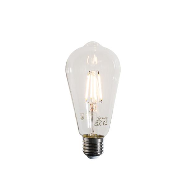 LED žárovky E27 Filament ST64 čiré 4W 470 lm 2700K