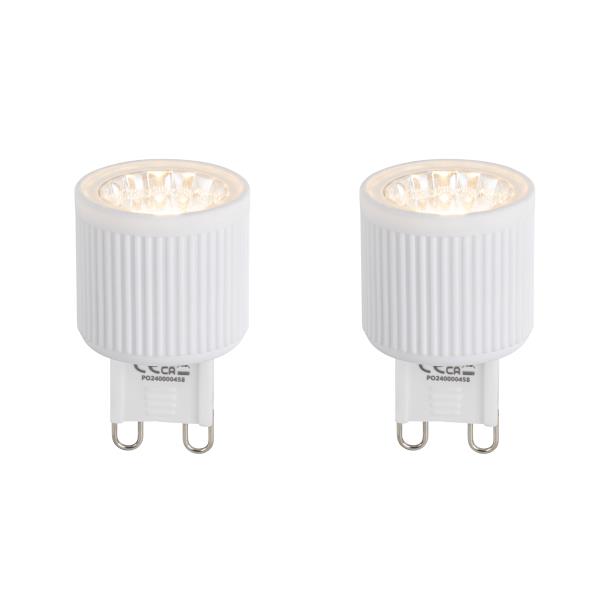 Sada 2 LED žárovek G9 24 mm 3 W 300 lm 2700 K