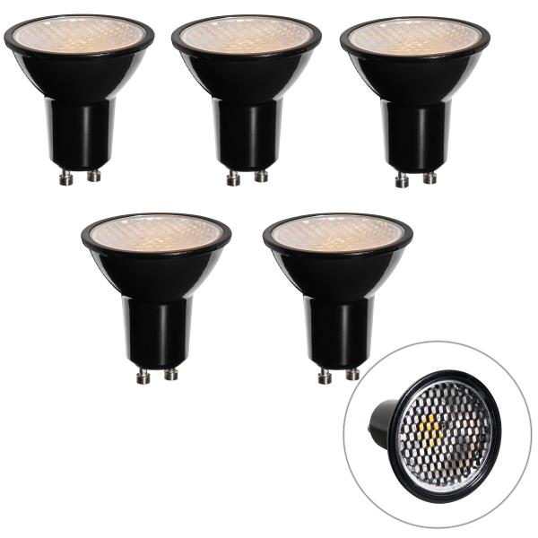 Sada 5 stmívatelných LED žárovek GU10 50 mm Honey Rate 6W 400 lm 3000K