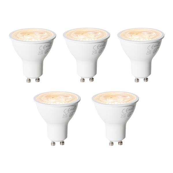 Sada 5 GU10 3-krokových stmívatelných LED žárovek 6W 430 lm 2000 - 6000K