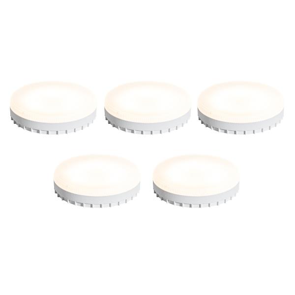 Sada 5 GX53 3-stupňových stmívatelných LED žárovek 9W 900 lm 3000K