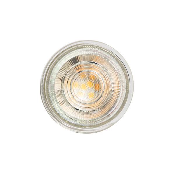 Sada 5 stmívatelných LED žárovek GU10 50 mm v Kelvinech čirá 4,5 W 345 lm 2000–2700 K