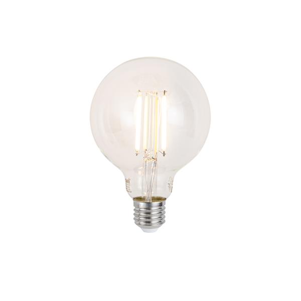 Chytré stmívatelné LED žárovky E27 G95 čiré 7W 806lm 2700-6500K