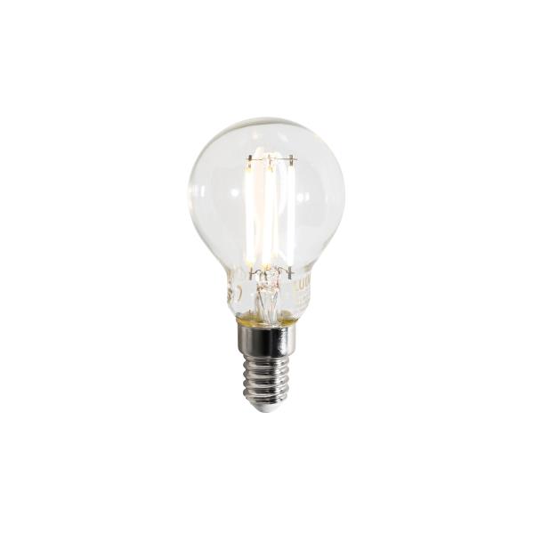 Chytrá LED žárovka E14 P45 čirá 4,2 W 470 lm 2700–6500 K