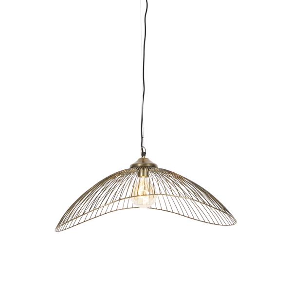 Designové závěsné svítidlo mosazné 64 cm - Pia
