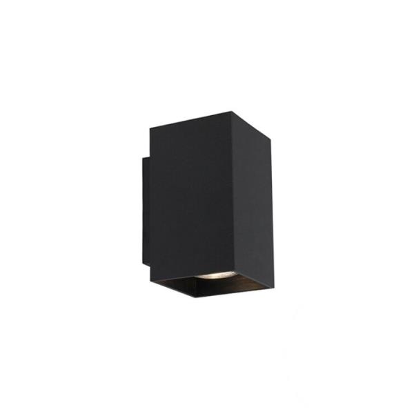 Moderní chytrá nástěnná lampa černá vč. 2 WiFi GU10 - Sandy