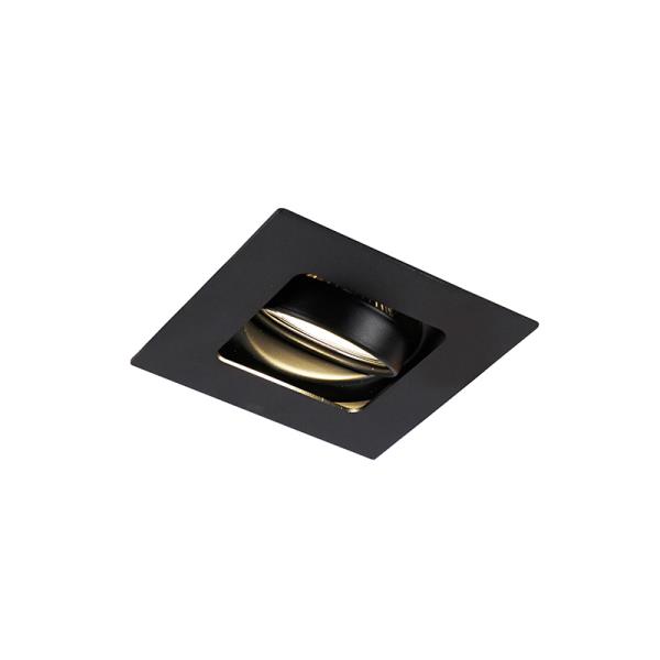 Moderní chytré zapuštěné bodové svítidlo černé vč. WiFi GU10 - Artemis