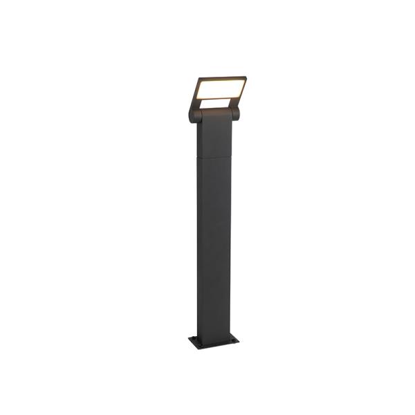 Moderní venkovní sloup Anthracite 60 cm vč. LED IP54 - Zane