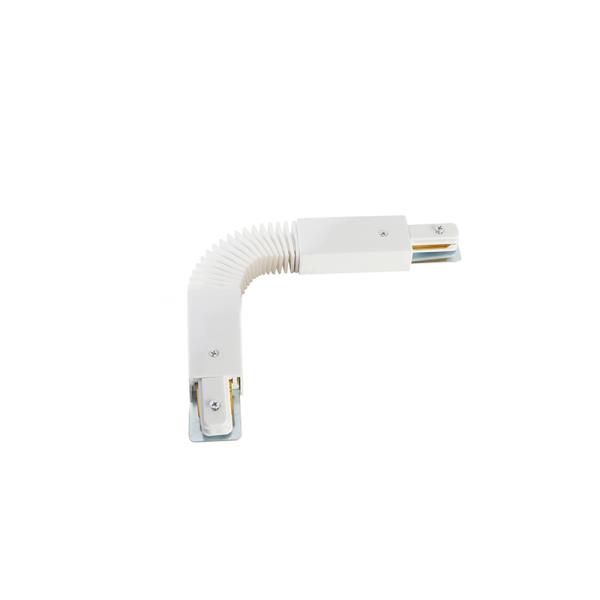 Nastavitelný konektor pro 1-fázovou kolejnicí bílý