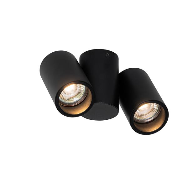 Designové bodové světlo černé 2-světlo nastavitelné - Michael