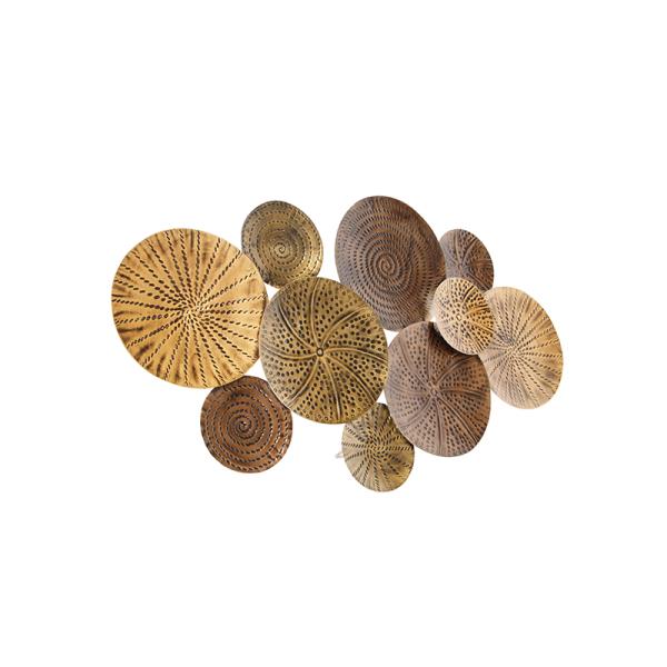 Nástěnná lampa v art deco stylu starožitné zlato 93 cm 2-světlo - Kelly