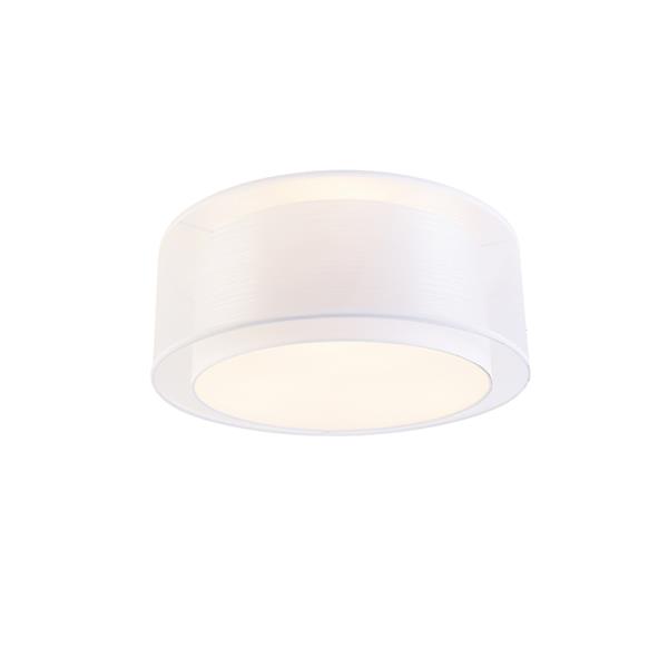 Moderní stropní svítidlo bílé 50 cm 3-světlo - Drum Duo