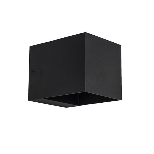 Moderní sada 4 nástěnných lamp černých - Transfer