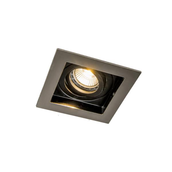 Chytré zapuštěné bodové svítidlo ocelové vč. Wifi GU10 světelného zdroje - Carree