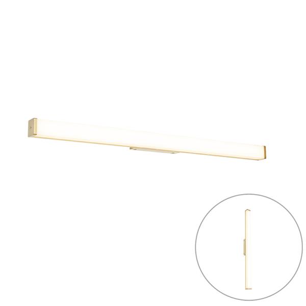 Nástěnné svítidlo do koupelny mosazné 92 cm vč. LED IP44 - Cascada