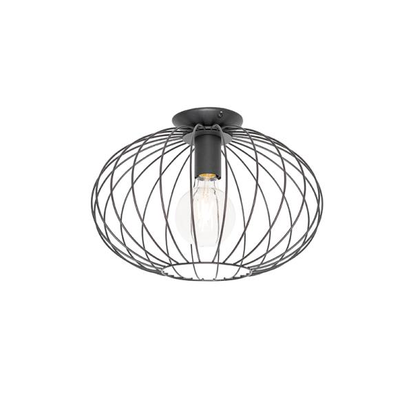 Průmyslové stropní svítidlo černé - Margarita