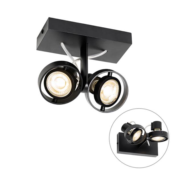 Moderní bodové světlo černé 2-světlo - Master 50