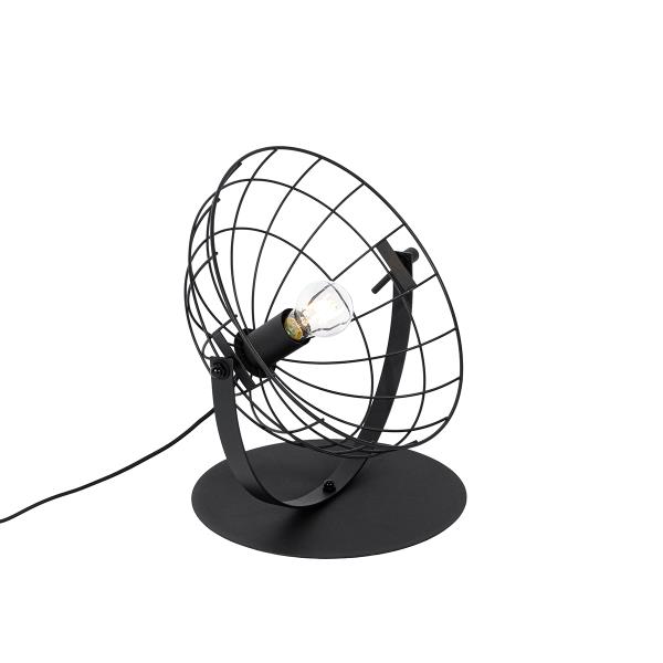 Průmyslová stolní lampa černá nastavitelná - Hanze