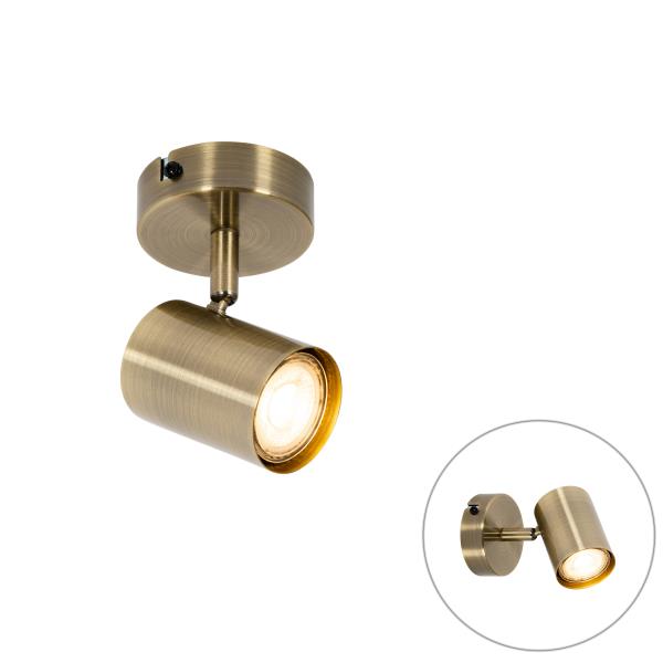 Moderní bodové světlo bronzové s nastavitelným úhlem - Jeana