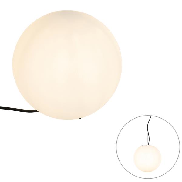 Moderní venkovní lampa bílá 25 cm IP65 - Nura