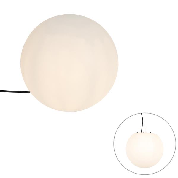Moderní venkovní lampa bílá 35 cm IP65 - Nura