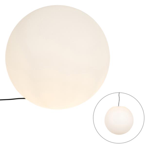 Moderní venkovní lampa bílá 56 cm IP65 - Nura