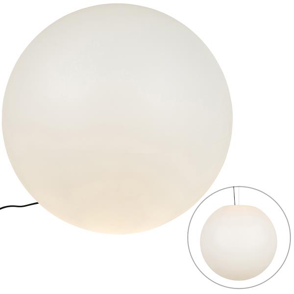 Moderní venkovní lampa bílá 77 cm IP65 - Nura