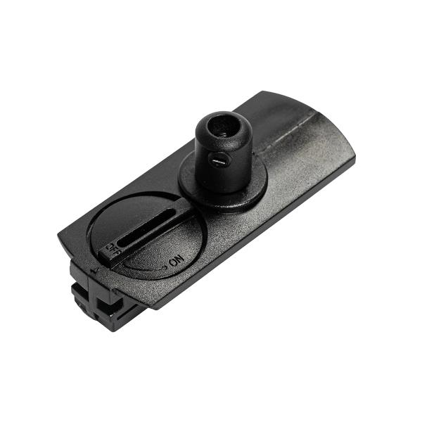 Luxusní adaptér závěsného svítidla pro 1-fázovou kolejnicí černý