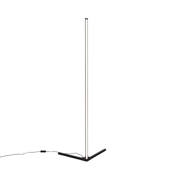 Chytrá stojací lampa vč. LED RGB a stmívatelná v Kelvinech - Saar