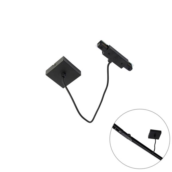 Napájecí zdroj I pro kolejnici 1-fázový s čtvercovou montážní deskou černý - Jeana